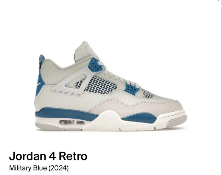4 Retro Military Blue (2024)
