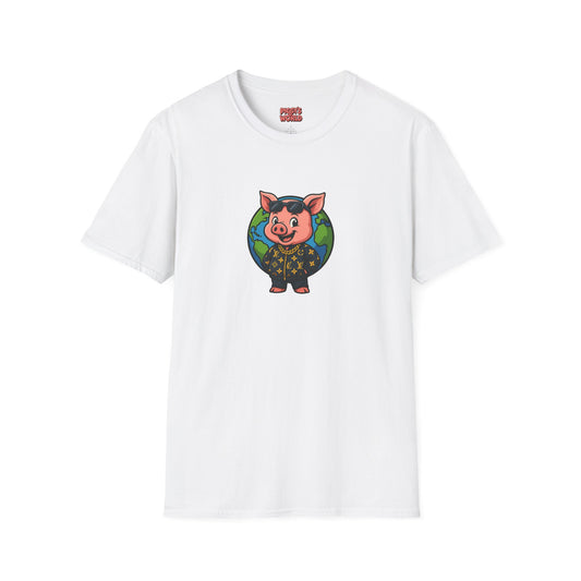 🐷 Piggy's World Cartoon Pig Design Tee