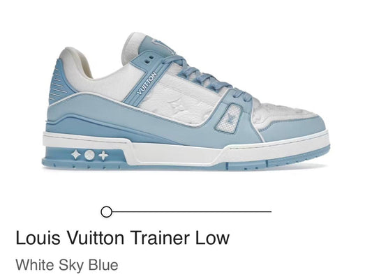 LV White Sky Blue Low