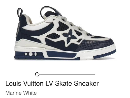 Skate Sneaker Marine White